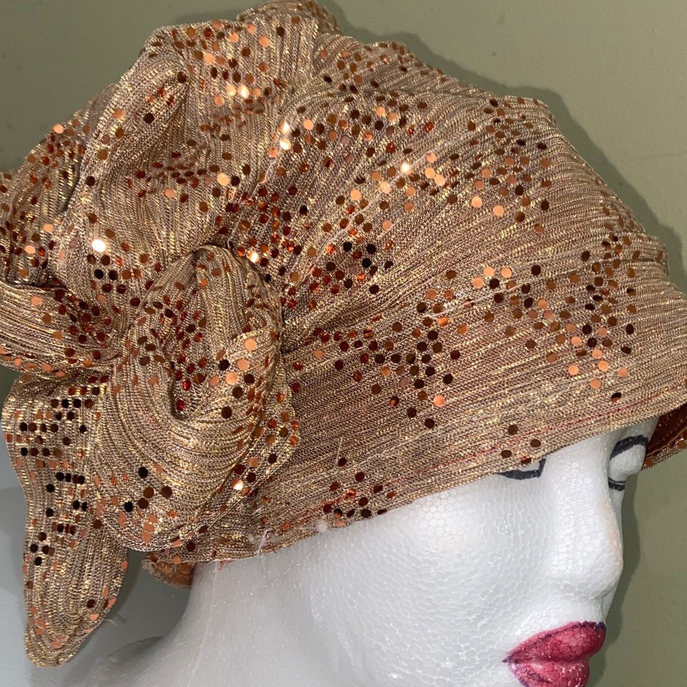Beautiful Fabric Turban Hat by Kymmy Koo